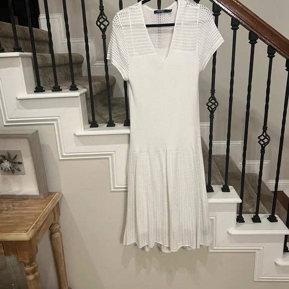 NWOT Ralph Lauren White Dress - Picture 2 of 11